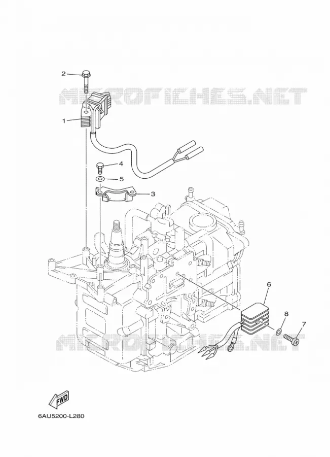 PIÈCES OPTIONNELLES 2 Yamaha OUTBOARD ENGINES 9.9hp (7.3kW) 2012 F9.9  F9.9FMHL
