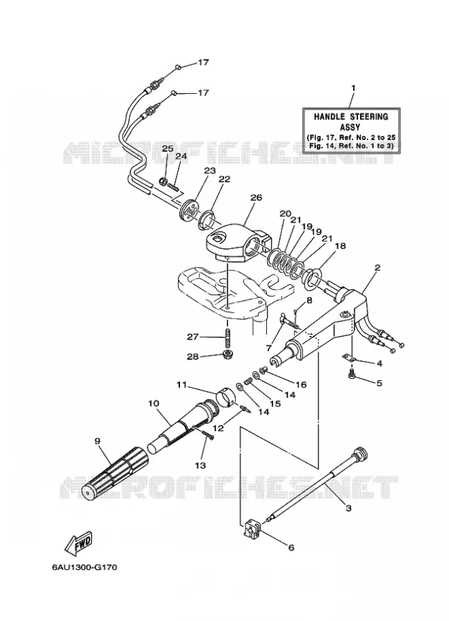 DIRECTION Yamaha OUTBOARD ENGINES 9.9hp (7.3kW) 2010 F9.9  F9.9FMHL