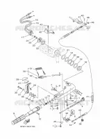 DIRECTION pour Yamaha F9.9J Manual Starter, Tiller Handle, Manual Tilt, Shaft 15