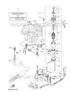 PIÈCES OPTIONNELLES 1 pour Yamaha FT8D Manual Starter, Tiller Handle, Manual Tilt, Shaft 20