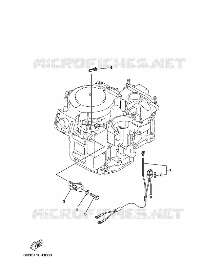 PIÈCES OPTIONNELLES 2 Yamaha OUTBOARD ENGINES 8hp (5.9kW) 2012 FT8  FT8DMHX