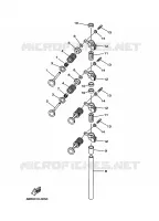 SOUPAPE pour Yamaha FT8D High Thrust, Manual Starter, Tiller Handle, Manual Tilt, Shaft 20