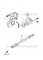 BOITIER DE COMMANDE A DISTANCE pour Yamaha FT9.9A 4 Stroke High Thrust de 1999