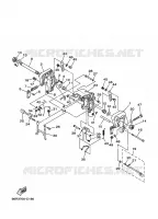 SUPPORT 1 pour Yamaha FT9.9D 4 Stroke High Thrust, Electric Starter or Tiller Handle, Manual Tilt de 2007