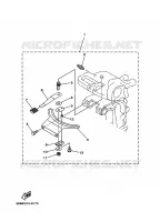 PIECES DE DIRECTION pour Yamaha FT9.9D High Thrust, Manual Starter, Tiller Handle, Manual Tilt, Shaft 20