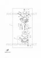 CARBURATEUR pour Yamaha FT9.9D 4 Stroke, High Thrust de 2001