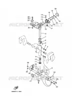 SUPPORT 2 pour Yamaha FT9.9D 4 Stroke, High Thrust de 2001