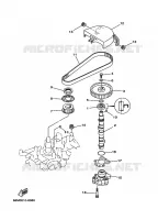 POMPE A HUILE pour Yamaha FT9.9D 4 Stroke High Thrust de 2000