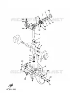 SUPPORT 2 pour Yamaha FT9.9D 4 Stroke High Thrust de 2000