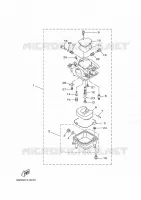 CARBURATEUR pour Yamaha FT9.9D 4 Stroke High Thrust de 2000