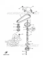 POMPE A HUILE pour Yamaha FT9.9D 4 Stroke High Thrust de 2000