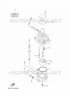 KIT DE REPARATION 2 pour Yamaha FT9.9L High Thrust, Manual Starter, Tiller Handle, Manual Tilt, Shaft 25