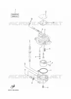 KIT DE REPARATION 2 pour Yamaha FT9.9L High Thrust, Manual Starter, Tiller Handle, Manual Tilt, Shaft 20