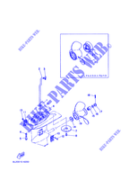CARTER INFERIEUR ET TRANSMISSION 2 pour Yamaha 20D Manual Starter, Tiller Handle, Manual Tilt, Pre-Mixing, Shaft 15