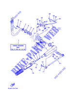 DIRECTION pour Yamaha 20D Manual Starter, Tiller Handle, Manual Tilt, Pre-Mixing, Shaft 15