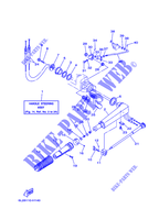 DIRECTION pour Yamaha 20M Manual Starter, Tiller Handle, Manual Tilt, Pre-Mixing, Shaft 15