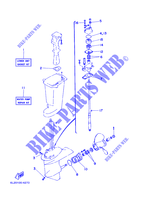 KIT DE REPARATION 2 pour Yamaha 20M Manual Starter, Tiller Handle, Manual Tilt, Pre-Mixing, Shaft 15
