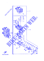 CARBURATEUR pour Yamaha 20D 2 Stroke, Manual Starter, Tiller Handle, Manual Tilt de 2008
