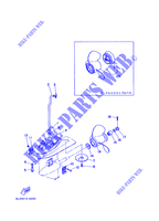 CARTER INFERIEUR ET TRANSMISSION 2 pour Yamaha 20M Manual Start, Manual Tilt, Tiller Control, Shaft 15