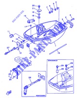CARENAGE INFERIEUR pour Yamaha 20D 2 Stroke, Manual Starter, Tiller Handle de 1998