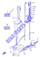 KIT DE REPARATION 2 pour Yamaha 20D 2 Stroke, Electric Start, Oil injection de 1991