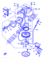 DEMARREUR KICK pour Yamaha 20D 2 Stroke, Manual Starter de 1988