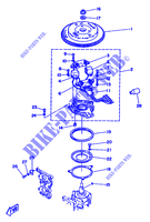 STATOR pour Yamaha 20D 2 Stroke, Manual Starter de 1988