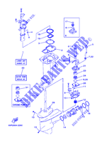 KIT DE REPARATION 2 pour Yamaha 25B Manual Starter, Tilller Handle, Manual Tilt, Pre-Mixing, Shaft 15