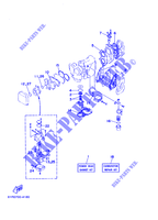 KIT DE REPARATION 1 pour Yamaha 25B Manual Starter, Tilller Handle, Manual Tilt, Pre-Mixing, Shaft 15