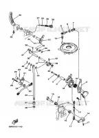 COMMANDE D'ACCELERATEUR 1 pour Yamaha 25B 2 Stroke de 2002