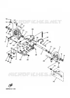 SUPPORT 1 pour Yamaha 25B 2 Stroke de 2002