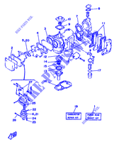 KIT DE REPARATION 1 pour Yamaha 25D 2 Stroke, Electric Start de 1992