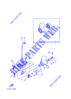 CARTER INFERIEUR ET TRANSMISSION 2 pour Yamaha 25N Manual Starter, Tiller Handle, Manual Tilt, Oil injection, Shaft 20