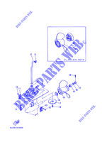 CARTER INFERIEUR ET TRANSMISSION 2 pour Yamaha 25N Manual Starter, Tiller Handle, Manual Trim & Tilt, Oil injection, Shaft 15