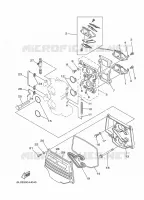 ADMISSION pour Yamaha 25M Manual Starter, Tiller Handle, Manual Tilt, Pre-Mixing, Shaft 15