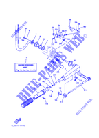 DIRECTION pour Yamaha 25N Manual Starter, Tiller Handle, Manual Tilt, Pre-Mixing, Shaft 20