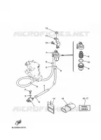 RESERVOIR A ESSENCE pour Yamaha 25N 2 Stroke, 3 Cylinder de 2007