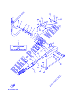 DIRECTION pour Yamaha 25N Manual Starter, Tiller Handle, Manual Tilt, Pre-Mixing, Shaft 15