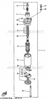 PIÈCES OPTIONNELLES 1 pour Yamaha 25N 2 Stroke, 3 Cylinder de 1997