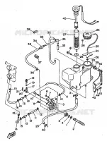 POMPE A HUILE pour Yamaha 25N 2 Stroke, 3 Cylinder de 1997