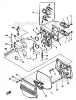 ADMISSION pour Yamaha 25N 2 Stroke, 3 Cylinder de 1994