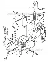 POMPE A HUILE pour Yamaha 25N 2 Stroke, 3 Cylinder de 1994