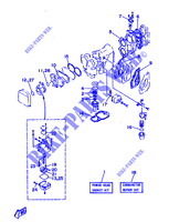 KIT DE REPARATION  pour Yamaha 25V 2 Stroke de 1996