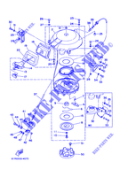 DEMARREUR KICK pour Yamaha 25V 2 Stroke, Manual Starter de 2001