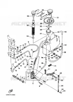 POMPE A HUILE pour Yamaha 30D Electric Starter, Tiller Handle, Manual Tilt, Oil injection, Shaft 15