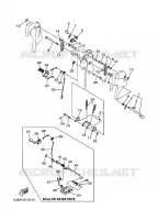 SUPPORT 2 pour Yamaha 30D Manual Starter, Tiller Handle, Manual Tilt, Oil injection, Shaft 20
