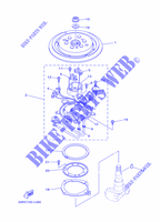 GENERATEUR pour Yamaha 30H Manual Starter, Tiller Handle, Manual Tilt, Pre-Mixing, Shaft 20