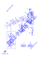 KIT DE REPARATION 1 pour Yamaha 30H Manual Starter, Tiller Handle, Manual Tilt, Pre-Mixing, Shaft 15