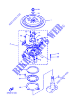 GENERATEUR pour Yamaha 30H Manual Starter, Tiller Handle, Manual Tilt, Pre-Mixing, Shaft 15