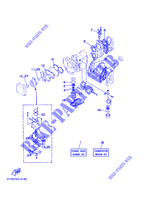 KIT DE REPARATION 1 pour Yamaha 30H Manual & Electric Steering, Tiller & Remote Control, Manual Tilt, Pre-Mixing, Shaft 15